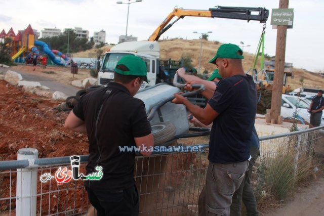  كفرقاسم - فيديو: الرئيس عادل بدير  الأيدي المتوضئة تُعمر وتحمي البلد واهله  و يشارك شباب الحرسة الاعمال التطوعية التنظيفية في مدخل البلدة